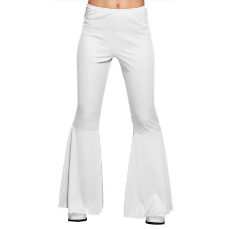 PANTALÓN DISCO BLANCO MUJER 