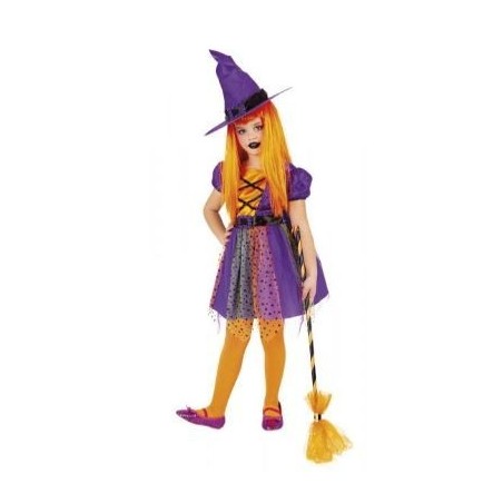 DISFRAZ BRUJA SUPERSTAR PURPY INFANTIL