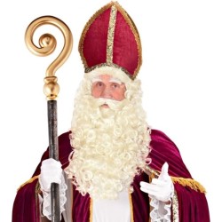 PELUCA SANTA CLAUS/ST.NICOLÁS CON BARBA 2