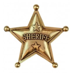 ESTRELLA DE SHERIFF AUTÉNTICA