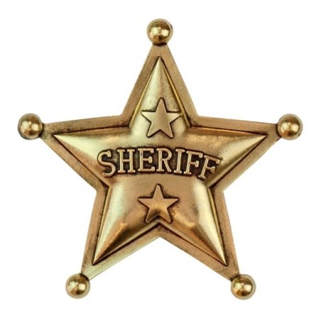 ESTRELLA DE SHERIFF AUTÉNTICA