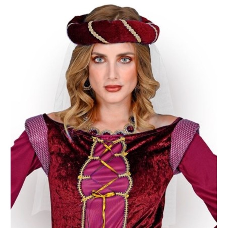 TOCADO MEDIEVAL CON VELO