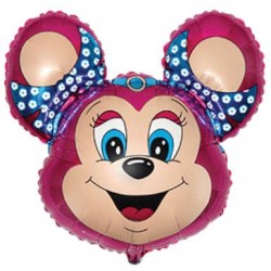 GLOBO FOIL RATONCITA ROSA