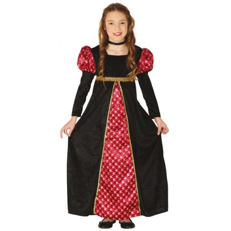 DISFRAZ DAMA MEDIEVAL INFANTIL