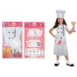 DISFRAZ DE COCINERA CHEF INFANTIL