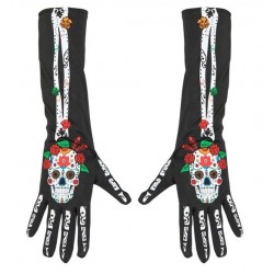 GUANTES DÍA DE LOS MUERTOS