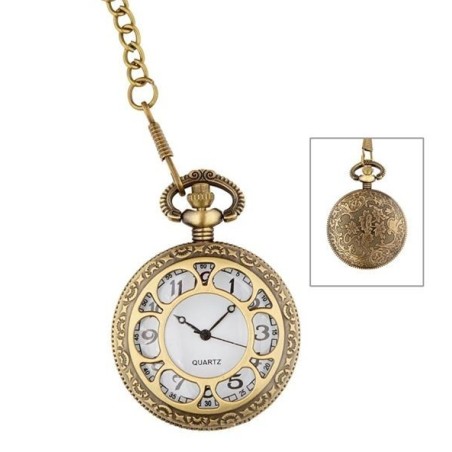 RELOJ DE BOLSILLO MECÁNICO CON CADENA