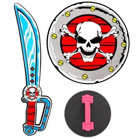 SABLE Y ESCUDO DE PIRATA INFANTIL