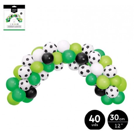 SET ARCO DE GLOBOS FÚTBOL 