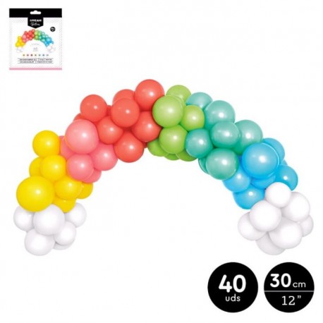 ARCO DE GLOBOS ARCOIRIS 1,5 MT