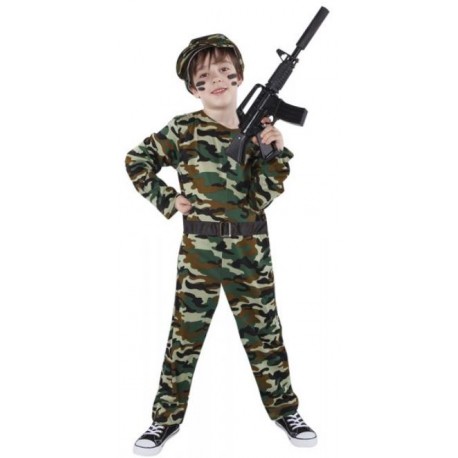 DISFRAZ DE COMBAT SOLDIER INFANTIL