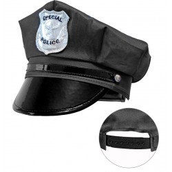 GORRA POLICÍA AJUSTABLE ADULTO