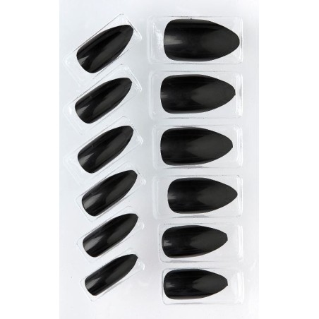 UÑAS NEGRAS AUTOADHESIVAS