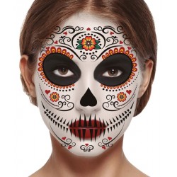 TATUAJE CARA CATRINA