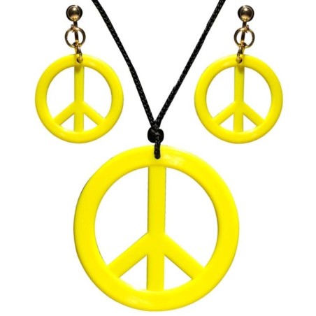 COLLAR Y PENDIENTES DE HIPPIE