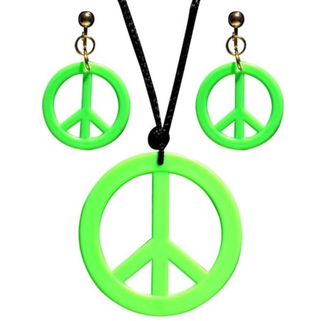 COLLAR Y PENDIENTES DE HIPPIE