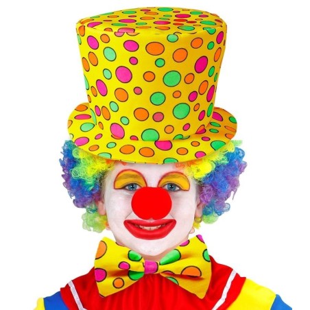 CHISTERA Y PAJARITA AMARILLA CON LUNARES INFANTIL