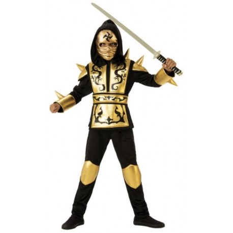 DISFRAZ DE DRAGÓN NINJA GOLD INFANTIL