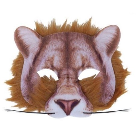 CARETA DE LEÓN CON PELO