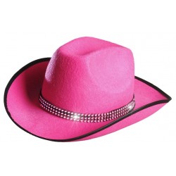 SOMBRERO VAQUERO CON BORDES STRASS