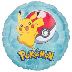 GLOBO FOIL REDONDO POKEMON