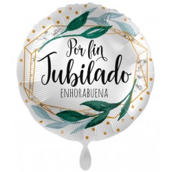 GLOBO FOIL POR FIN JUBILADO ENHORABUENA