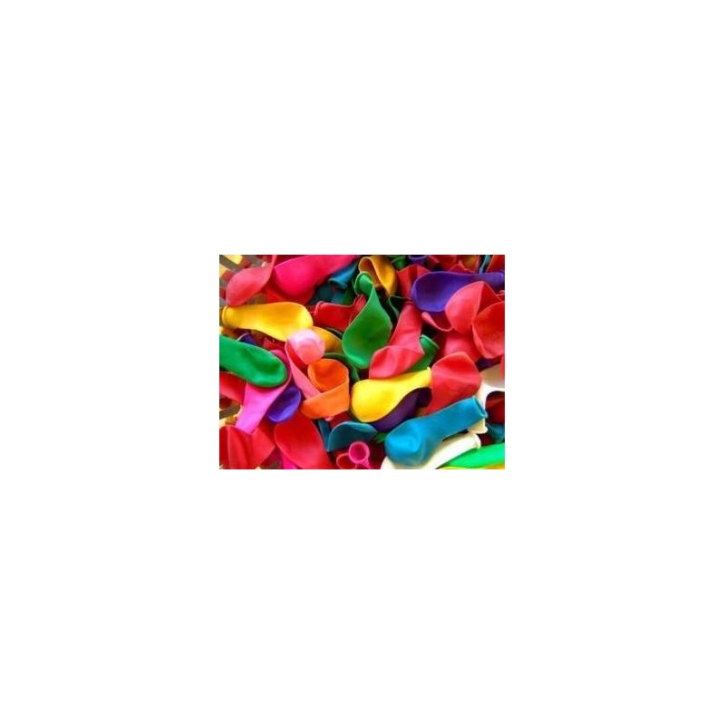GLOBOS LÁTEX COLORES  14,40 CM 100 UND