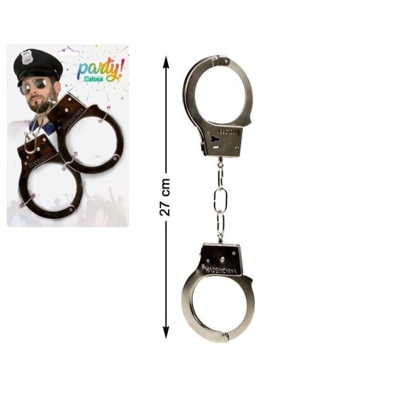 ESPOSAS POLICÍA METÁLICAS                         