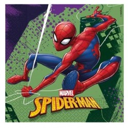 SERVILLETAS SPIDERMAN 33 X 33