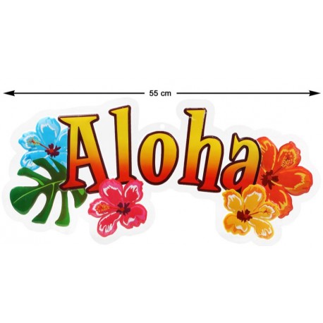 CARTEL "ALOHA" HAWAIANAO