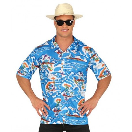 CAMISA HAWAIANA ADULTO