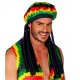 GORRO RASTAFARI CON RASTAS