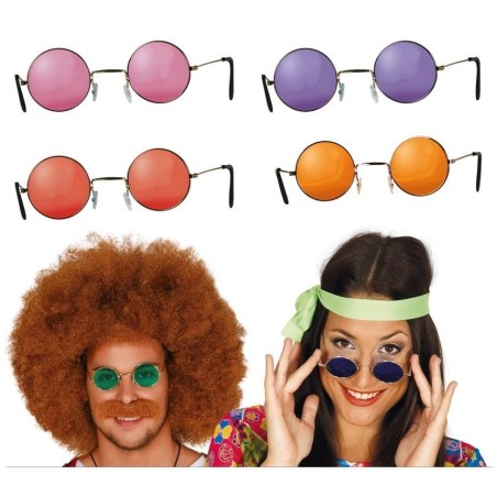 GAFAS REDONDAS COLORES HIPPIES 