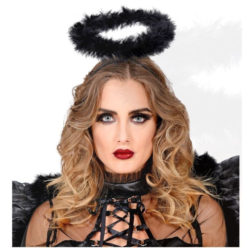 DIADEMA AUREOLA MARABOU ÁNGEL