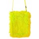BOLSO DE PELUCHE NEÓN