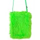 BOLSO DE PELUCHE NEÓN