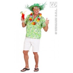 CAMISA HAWAIANA VERDE