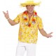 CAMISA HAWAIANA AMARILLA