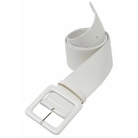 CINTURÓN BLANCO  DE VINILO