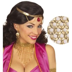 COLGANTE CON PERLAS DORADAS 2