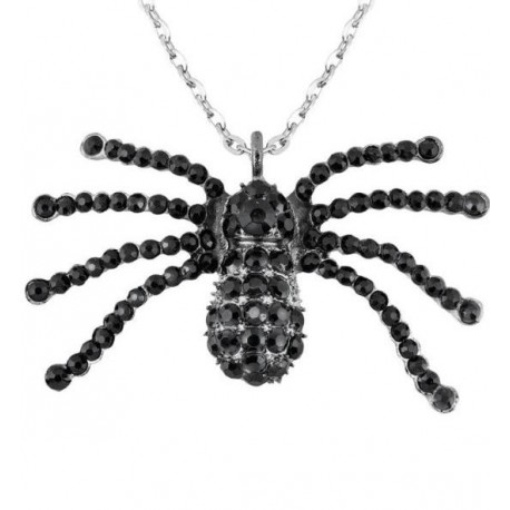 COLLAR ARAÑA NEGRA