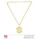 COLLAR DOLLAR ORO