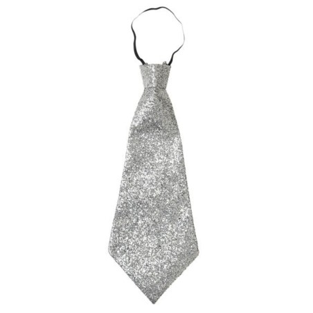CORBATA LUREX PLATA