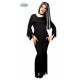 DISFRAZ DE MORTICIA ADDAMS MUJER