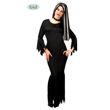 DISFRAZ DE MORTICIA ADDAMS MUJER