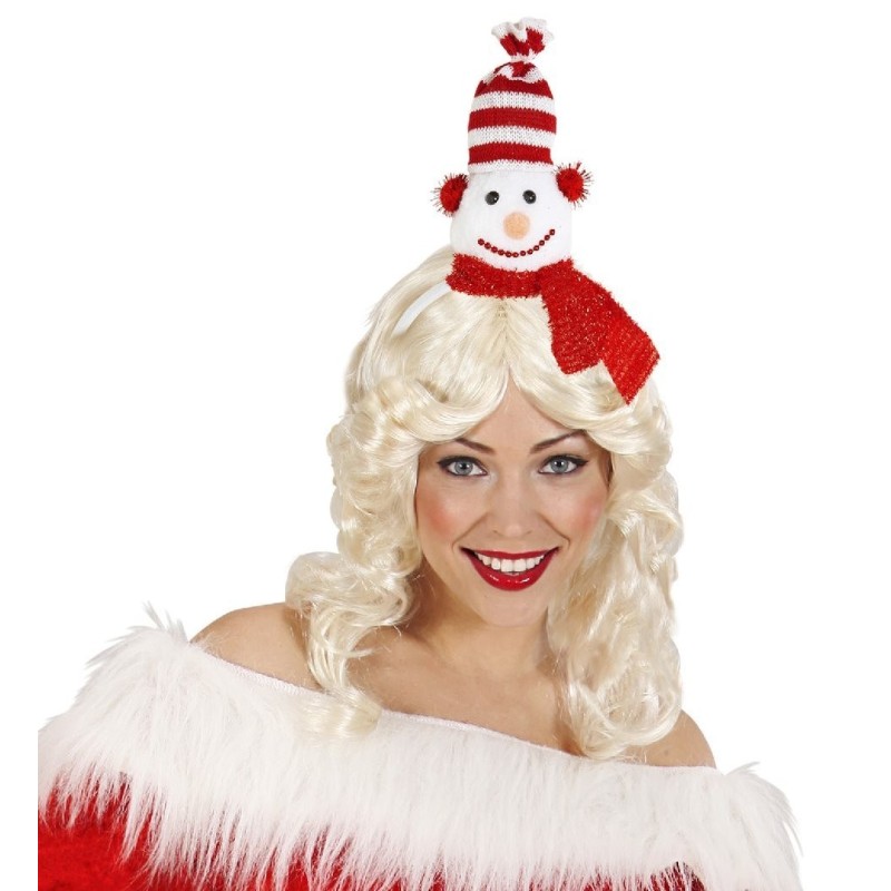 DIADEMA MUÑECO DE NIEVE