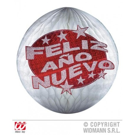 FAROL FELIZ AÑO NUEVO ROJO