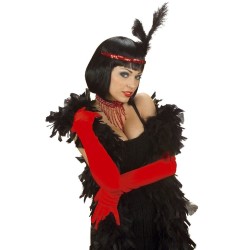 GUANTES ROJOS 60 CM 2