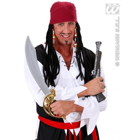 PAÑUELO PIRATA CON RASTAS 