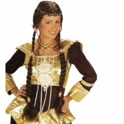 PELUCA CON TRENZAS MEDIEVAL JULIETA 2